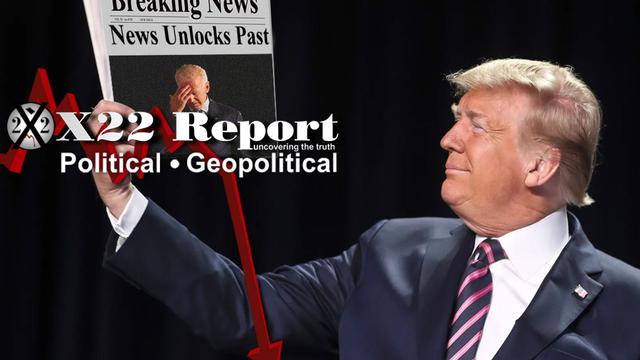 Ep. 2977b – The Beginning Of The End, News Unlocks Past, Trump Sends Message – X22report