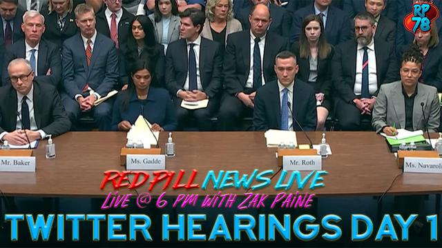 Twitter Executives Squirm on 1st Day of Congressional hearings on Red Pill News Live – RedPill78