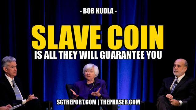 SLAVE COIN is all the FED will guarantee for you — Bob Kudla – SGT Report