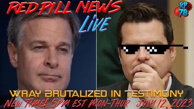 Wray Raked Over The Coals – BRUTAL TESTIMONY on Red Pill News – RedPill78