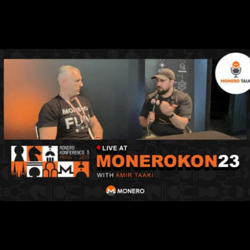 Amir Taaki on Monero’s Technological Advancements LIVE at MoneroKon23 – Monero Talk