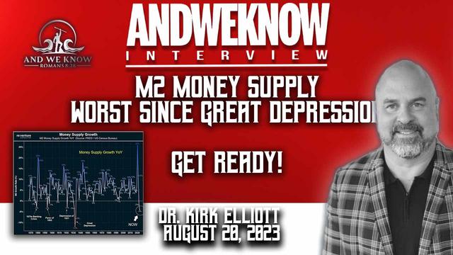 8.20.23: LT w/ Dr. Elliott: M2 Money supply WOES! BRICS ramping up! PRAY! – And We Know