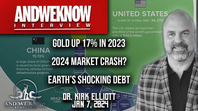 1.7.24: LT w/ Dr. Elliott: Gold up 17% in 2023, Silver up 100% in 3 years, Market crash? Jobs, Pray! – And We Know