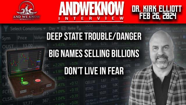 2.25.24: LT w/ Dr. Elliott: War cycles, hAngry, Debt, DS trouble, fear push, Invest in precious meta – And We Know